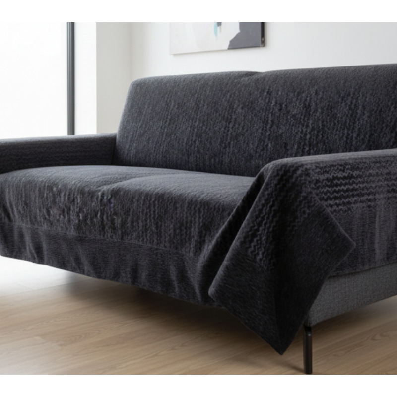 Ριχταρι σενιλ μπλέ ανθρακι 141-3